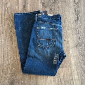 Hollister Dark Blue Boot Cut Men's Jeans